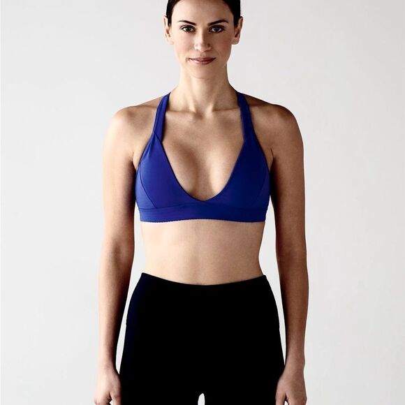 NWT New LULULEMON All Day Breeze Triangle Bra TRNV True Navy 6 - Picture 1 of 6